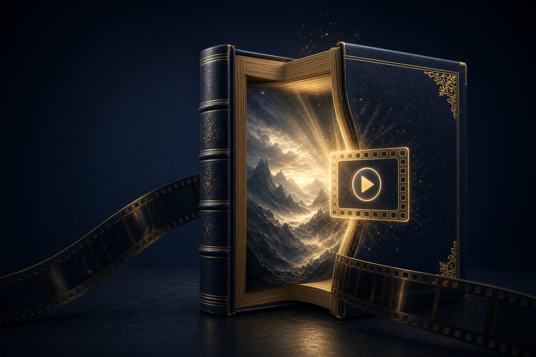 Cinematic Book Trailers project example for authors